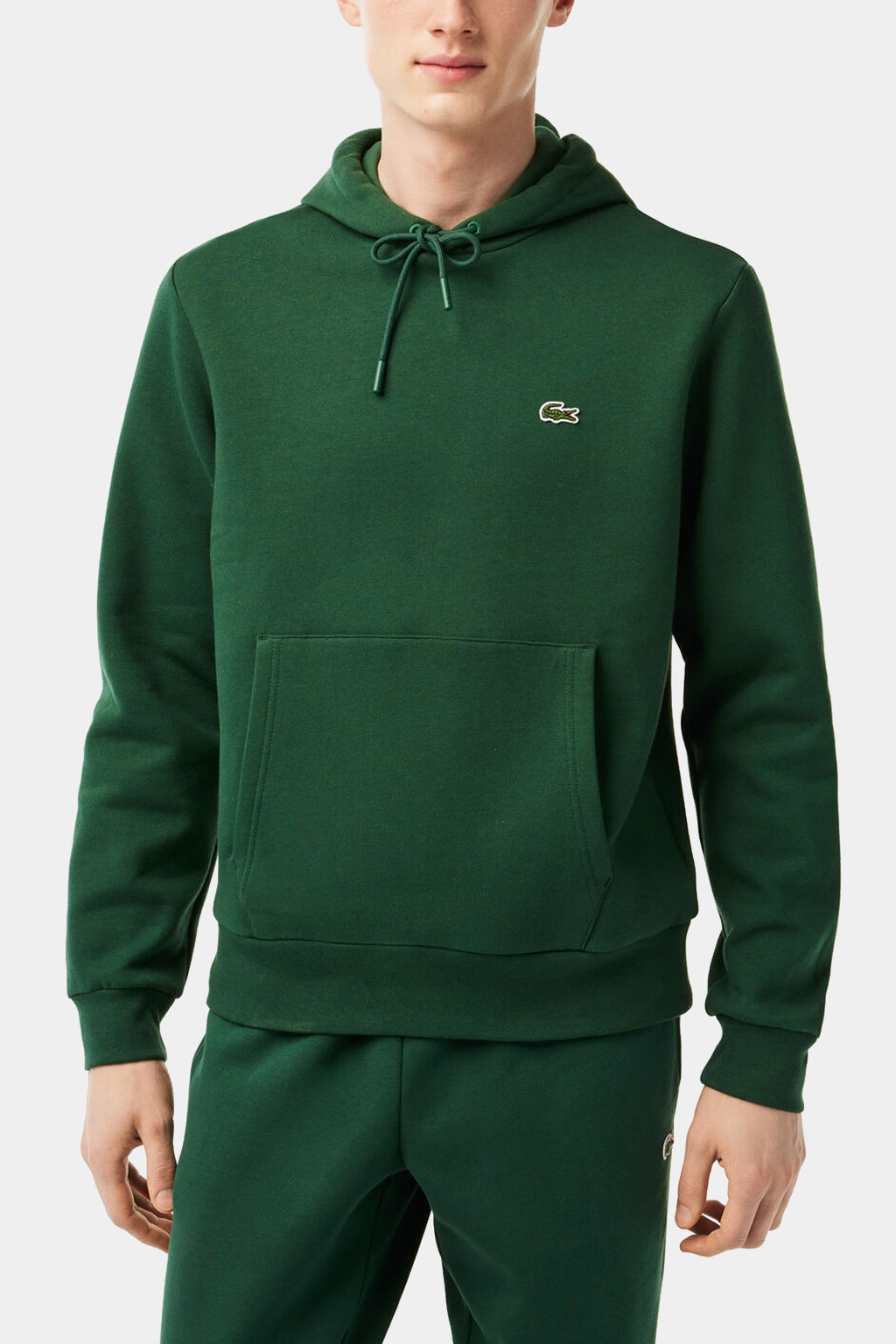 Lacoste - Organic Cotton Hooded Jogger Sweatshirt