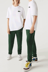 Thumbnail for Lacoste - Unisex Loose Fit Large Crocodile Organic Cotton T-shirt