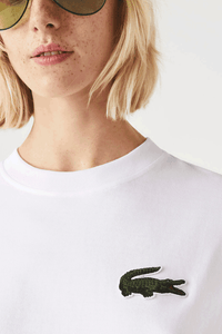 Thumbnail for Lacoste - Unisex Loose Fit Large Crocodile Organic Cotton T-shirt