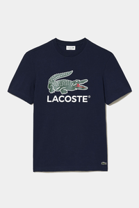 Thumbnail for Lacoste - Cotton Jersey Signature Print T-shirt