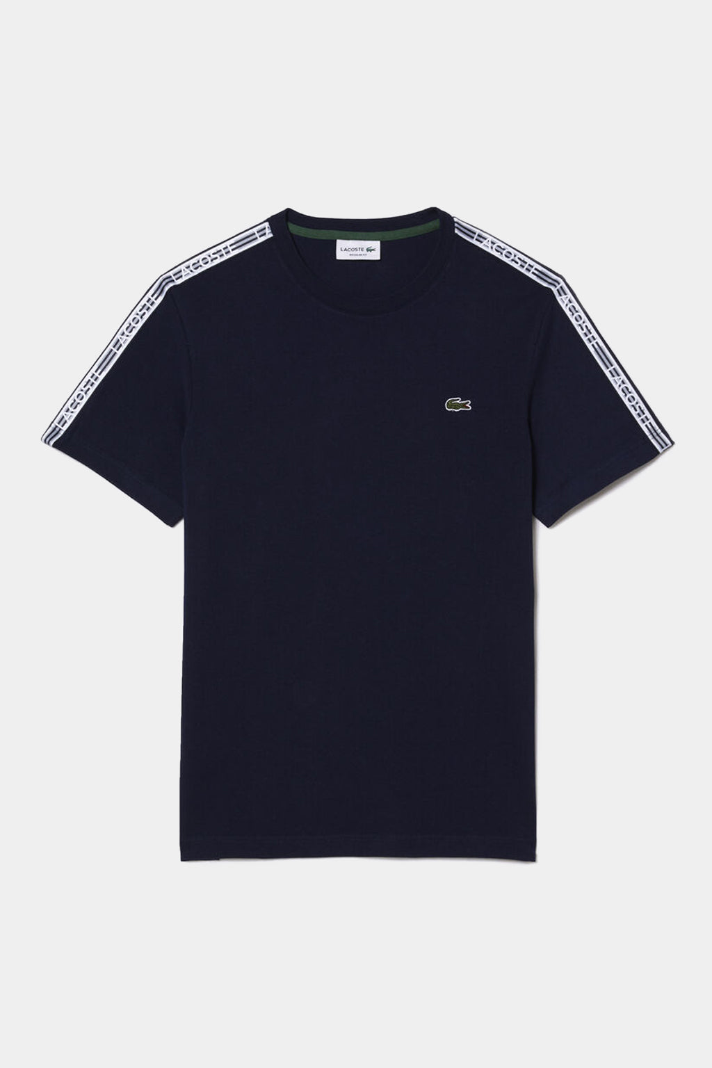 Lacoste - Men’s Lacoste Regular Fit Logo Stripe T-shirt