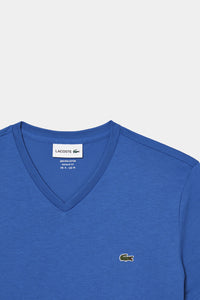 Thumbnail for Lacoste V-neck Pima Cotton Jersey T-shirt