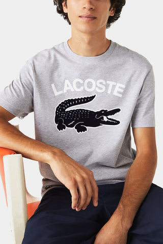 Lacoste - Men's Lacoste Regular Fit  Crocodile Print T-shirt