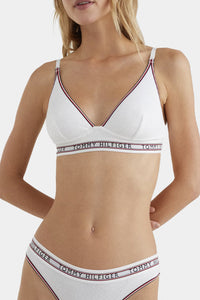Thumbnail for Tommy Hilfiger - Signature Tape Unpadded Triangle Bralette