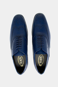 Thumbnail for Tod's - Men's Perforated Leather Lace-Up Oxford Shoes