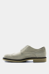 Thumbnail for Tod's - Men's Beige Leather Detail Lace Up Shoe