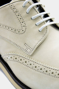 Thumbnail for Tod's - Men's Beige Leather Detail Lace Up Shoe
