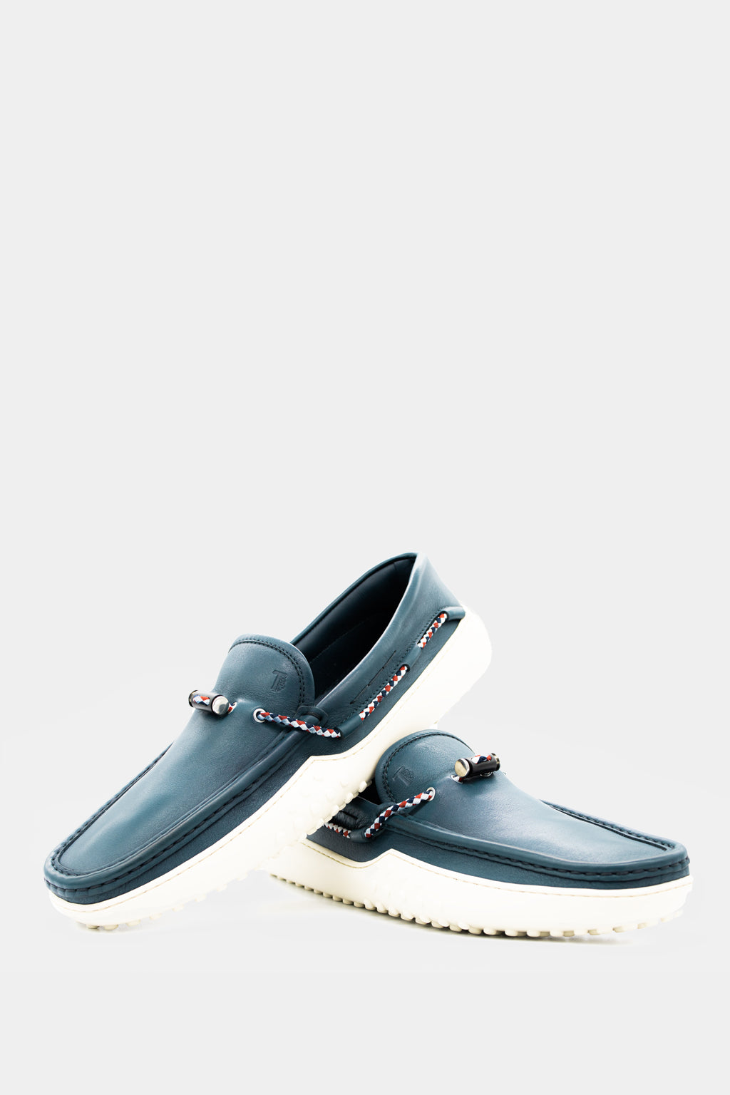 Tod's - Men's Light Blue Gommino Leather Loafers