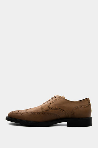 Tod's - Men's Biscuit Derby With Brogue Motif