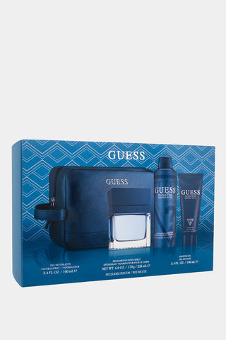 Guess - Seductive Blue - Eau De Toilette 100ML + 100ML Shower Gel + 226ML Body Spray + Pouch Gift Set
