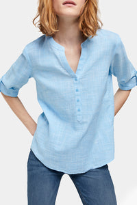 Thumbnail for Tom Tailor - Structured Henley Blouse