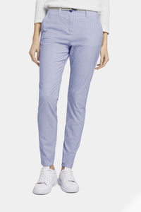 Thumbnail for Tom Tailor - Chino Trousers With Fabric Belt, Organic Cotton