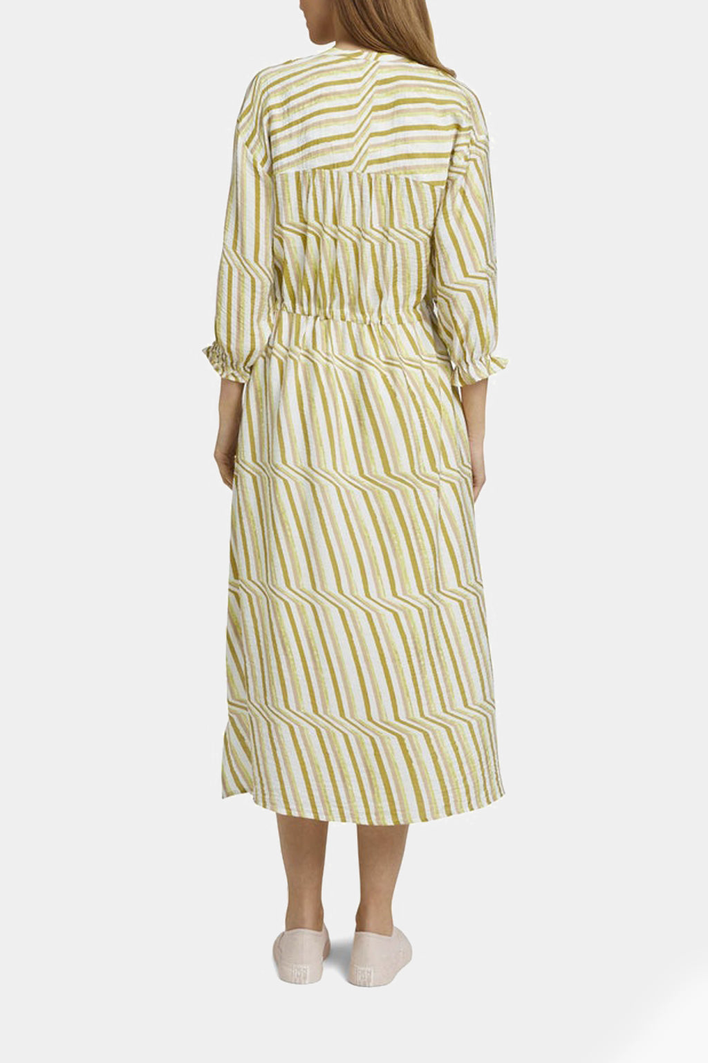 Tom Tailor - Patterned Dress With Waist Band