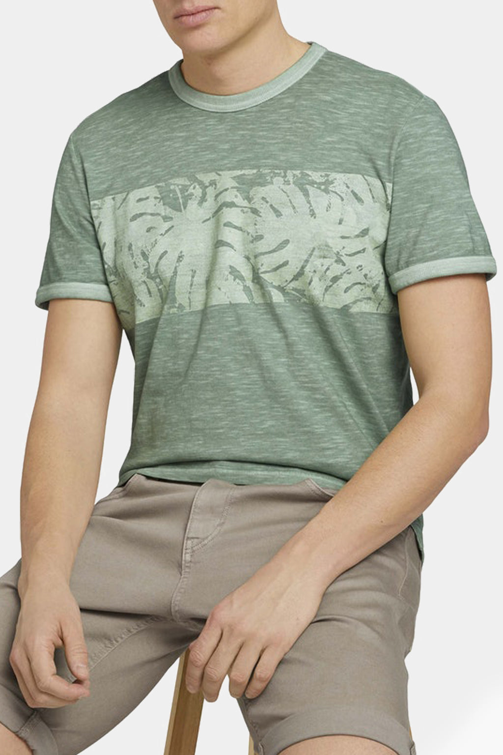 Tom Tailor - T-Shirt with A Floral Print
