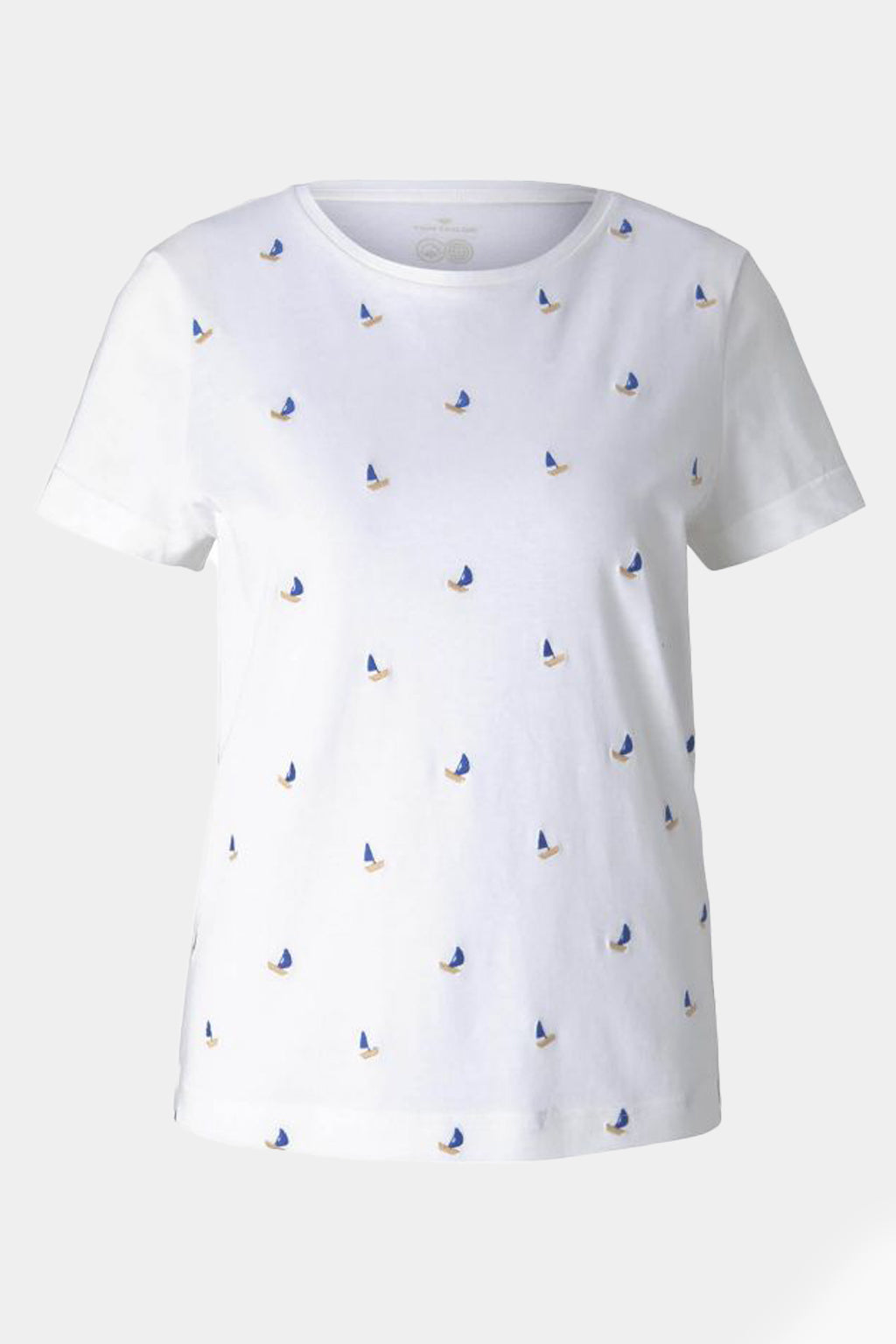 Tom Tailor - Embroidered T-Shirt, Organic Cotton