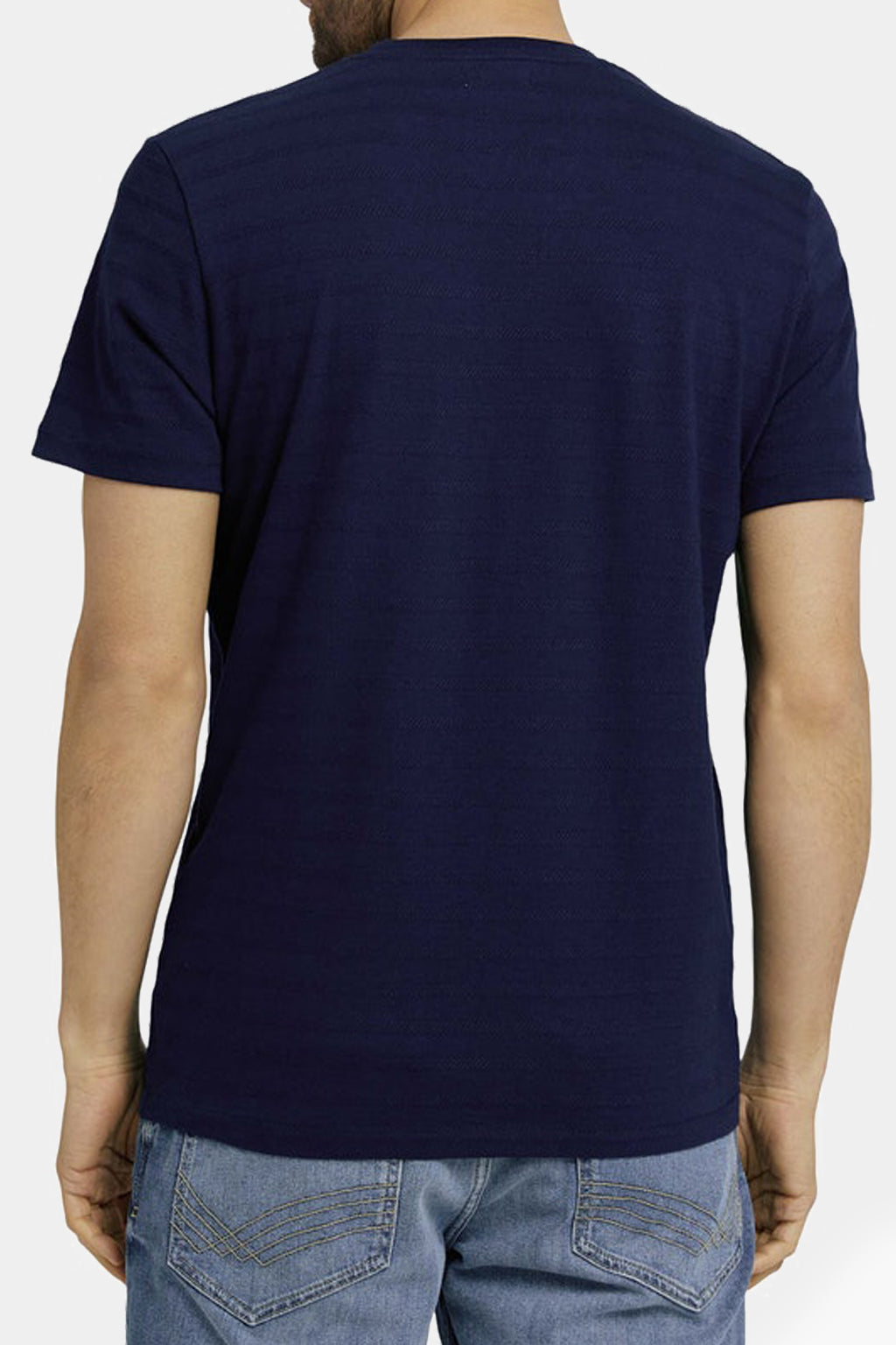 Tom Tailor - T-Shirt With Textured Stripes