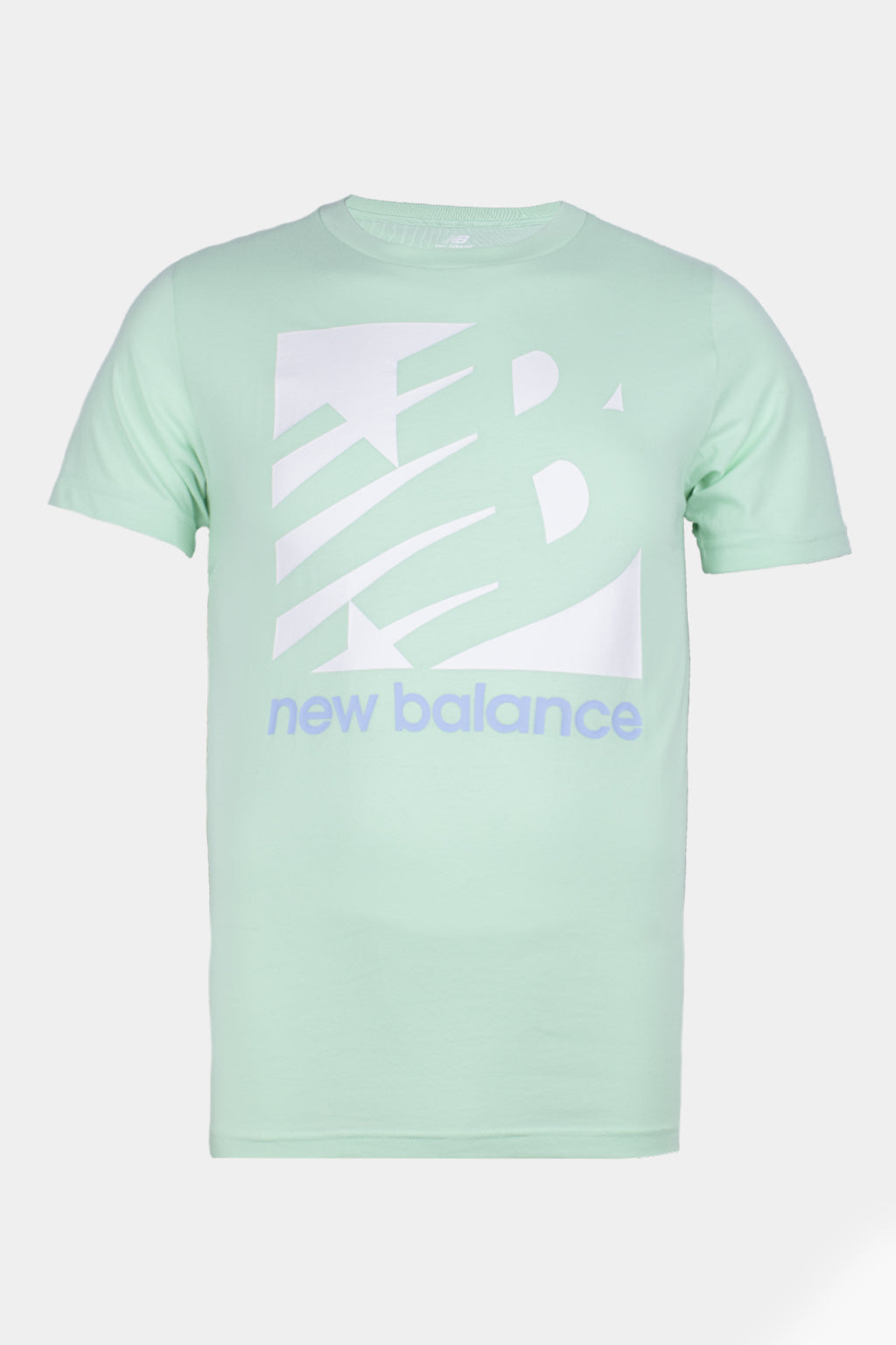 NEW BALANCE - Classic Knockout Printed T-shirt with Short Sleeves