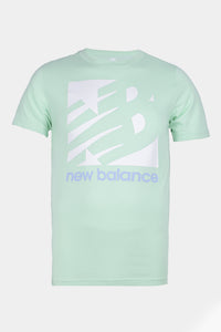 Thumbnail for NEW BALANCE - Classic Knockout Printed T-shirt with Short Sleeves