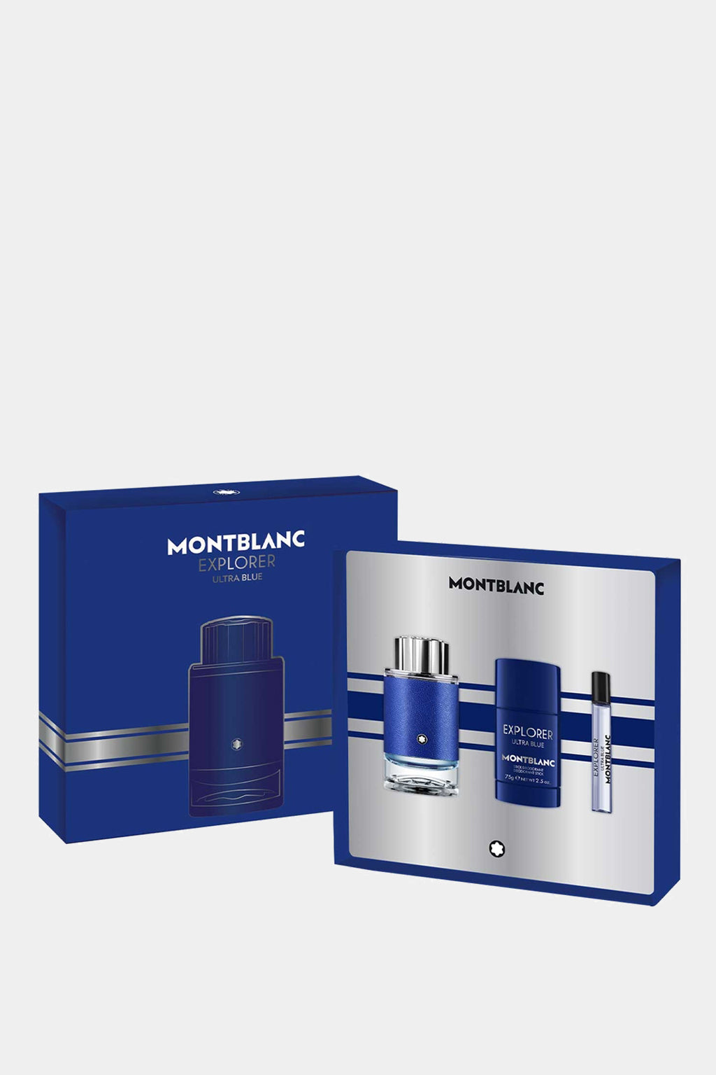 Mont Blanc - Explorer Ultra Blue - Eau de Parfum 100 ml + 7.5 ml + Deodorant stick 75 Gram Gift Set
