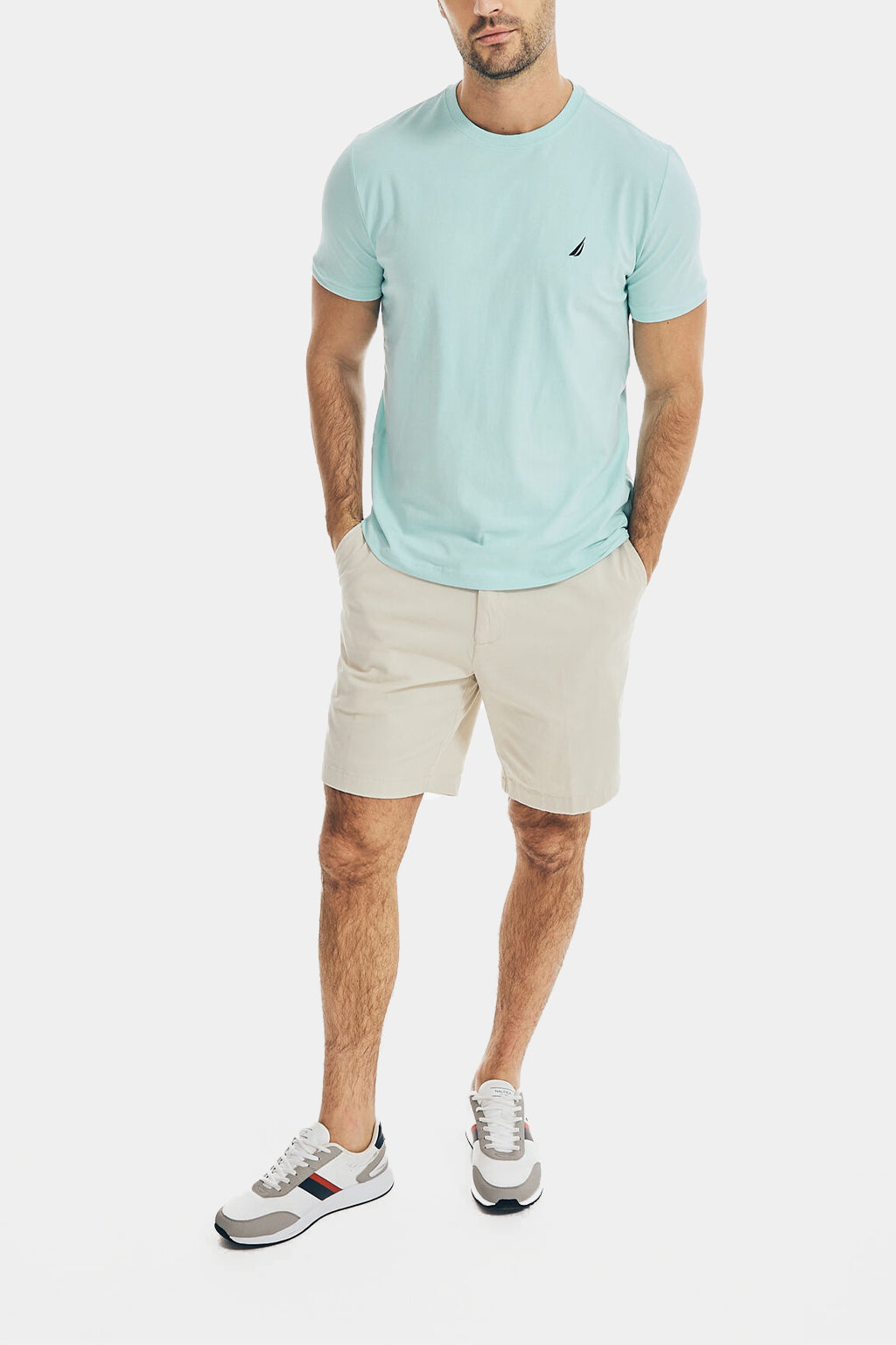 Nautica - Solid Short Sleeve Round neck Tee T-Shirt