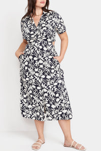 Thumbnail for Old Navy - Cutout Midi Shirt Dress for Women