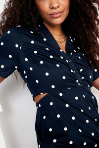 Thumbnail for Old Navy - Cutout Midi Shirt Dress for Women