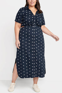 Thumbnail for Old Navy - Cutout Midi Shirt Dress for Women