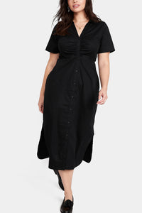 Thumbnail for Old Navy - Cutout Midi Shirt Dress for Women