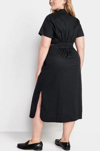 Thumbnail for Old Navy - Cutout Midi Shirt Dress for Women