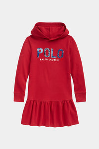 Thumbnail for Polo Ralph Lauren - Logo Fleece Hoodie Dress