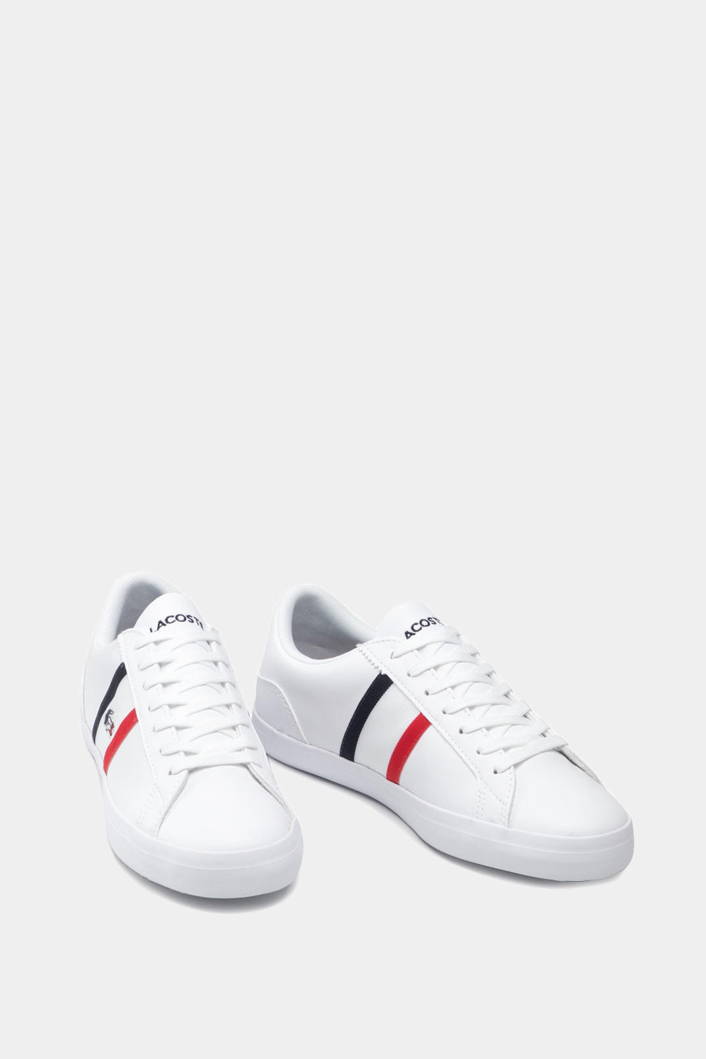 Lacoste - Lerond Tricolore Leather And Synthetic Trainers
