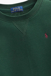 Thumbnail for Ralph Lauren - Fleece Crew Sweatshirt College Green