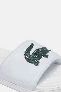 Thumbnail for Lacoste - Croc Dualiste Synthetic Logo Strap Slides