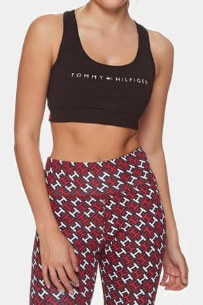 Tommy Hilfiger - Kiwi Solid Logo Sports Bra