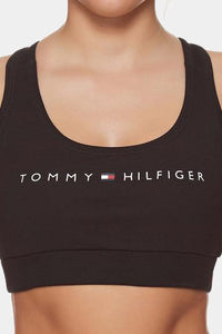 Thumbnail for Tommy Hilfiger - Kiwi Solid Logo Sports Bra