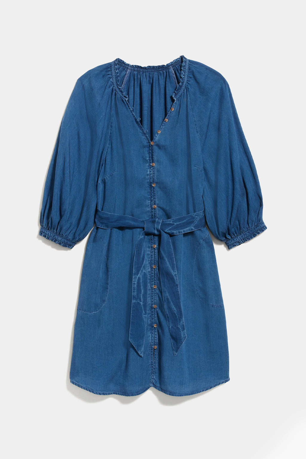 Old Navy - Waist-Defined Poet Mini Shirt Dress