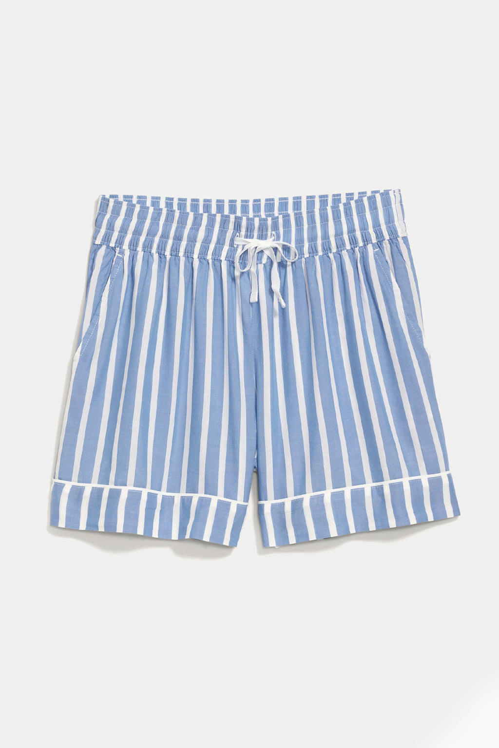 High-Waisted Printed Pajama Shorts for Women -- 4-inch inseam