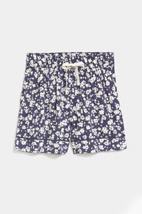 Thumbnail for Old Navy -High-Waisted Printed Pajama Shorts for Women -- 4-inch inseam