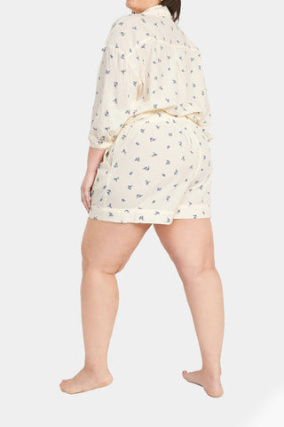 Old Navy -High-Waisted Printed Pajama Shorts for Women -- 4-inch inseam