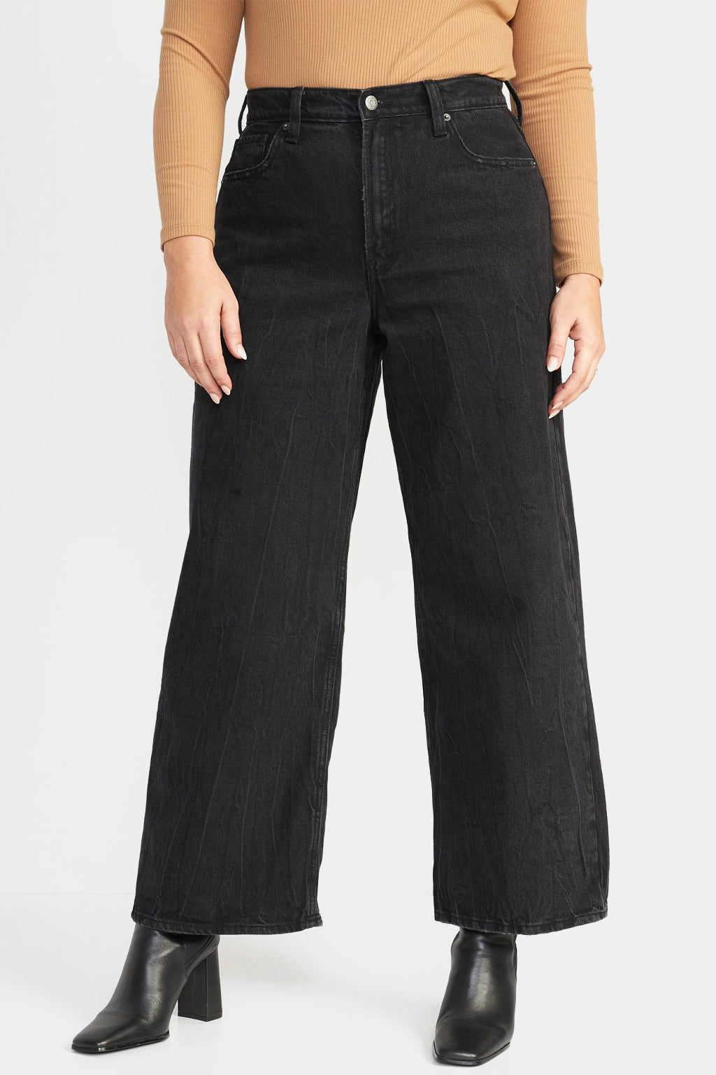 Old Navy - Extra High-Waisted Baggy Wide-Leg Non-Stretch Jeans for Women
