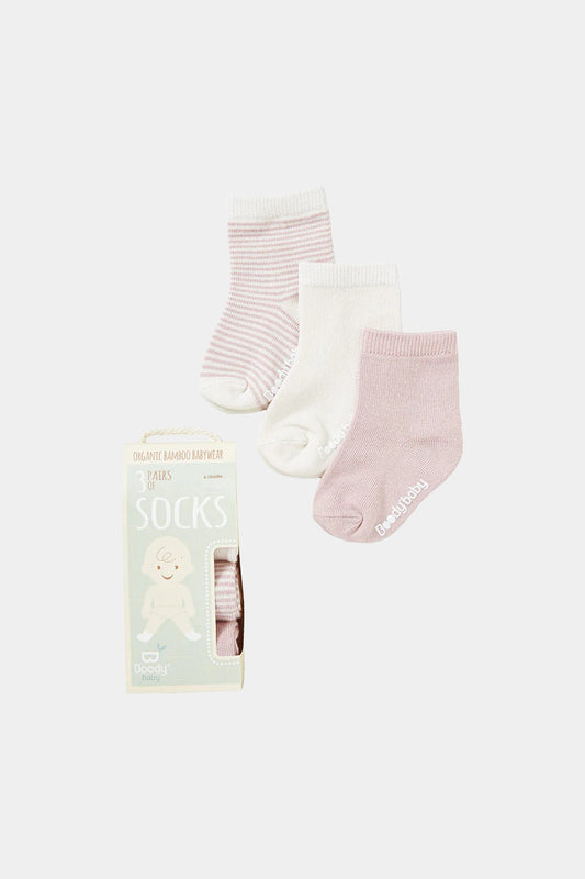 Boody - Baby Socks 3pcs Pack