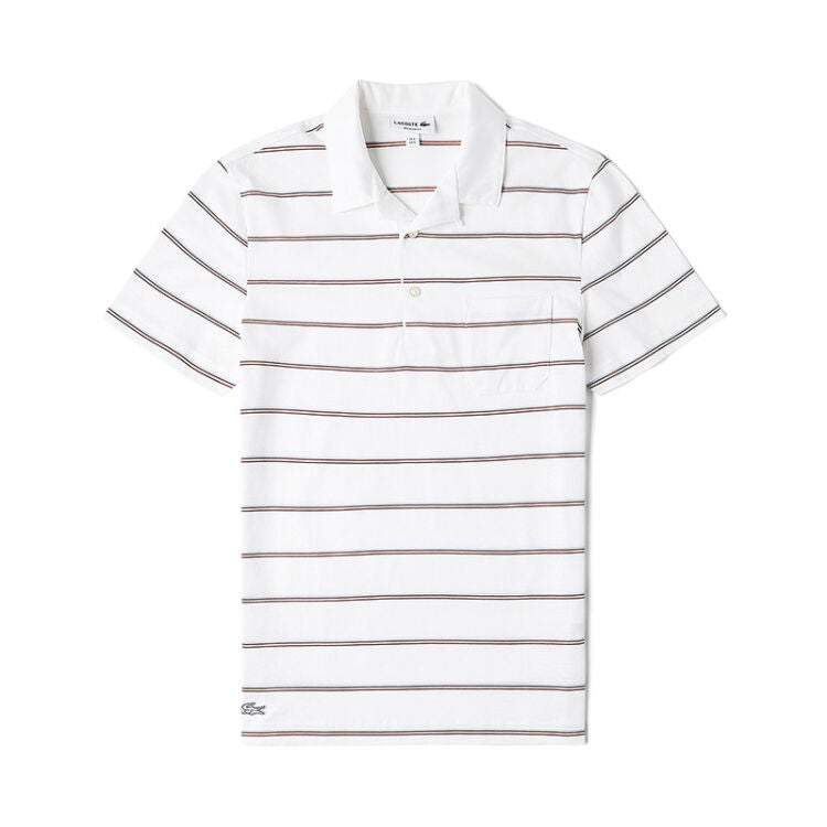 Lacoste - Men’s Heritage Regular Fit Color Block Cotton Polo Shirt