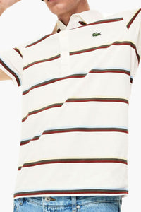 Thumbnail for Lacoste - Men's Heritage Regular Fit Color Block Cotton Polo Shirt