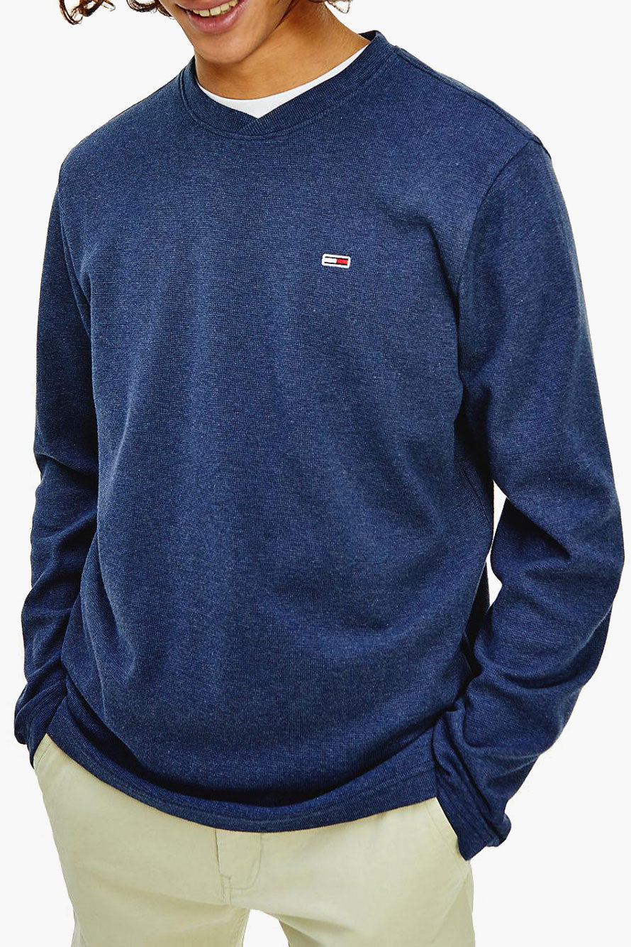 Tommy Jeans - Long Sleeve Mini Waffle Jaspal