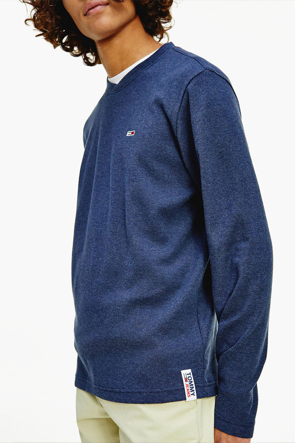 Tommy Jeans - Long Sleeve Mini Waffle Jaspal