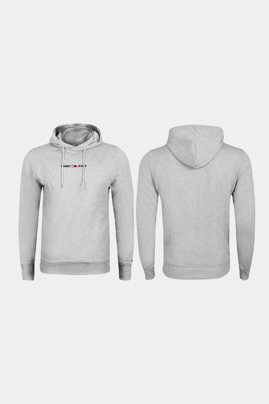 Tommy Hilfiger - Unisex Grey Hoodie With Chest Logo