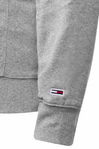 Thumbnail for Tommy Hilfiger - Unisex Grey Hoodie With Chest Logo