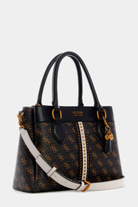 Thumbnail for Guess Brown Kasinta 3 Compartment Satchel