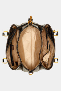 Thumbnail for Guess Brown Kasinta 3 Compartment Satchel