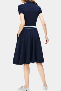 Thumbnail for Lacoste - Women's Fitted Cotton Polo Dress